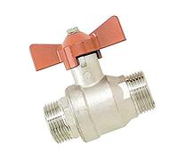 Boutté 2159114 BM201 Vanne 1/4 tour papillon mâle 20 x 27 ACS PN40
