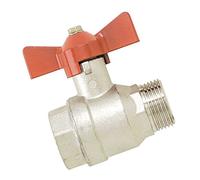 Boutté 2159251 BMF121 Vanne 1/4 tour papillon mâle/femelle 12 x 17 ACS PN40