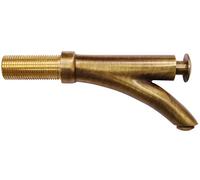 Boutté 2176111 - Robinet de fontaine poussoir mâle 15x21 (1/2") - Économie d’eau - Laiton chromé - Utilisation publique et jardin