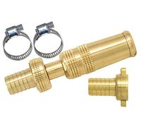 Boutté Kit lance et raccord 3 CANNE15 – Laiton cannelé pour tuyau ø15, Or