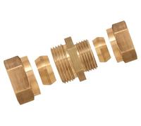 Boutté 3117106 Raccord bicône laiton réduit Tube Ø14-10