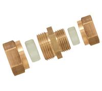 Boutté 3117793 Raccord laiton bague delrin réduit Tube Ø14-10