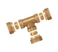 Boutté 3135339 Té bicône laiton 15x21 Egal Tube Ø12