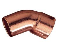 Boutté 3150967 Coude cuivre à souder 45° mâle-femelle Tube Ø22
