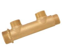 Boutté 3154149 N20315 Collecteur laiton mâle 20 x 27 avec 3 sorties mâle 15 x 21