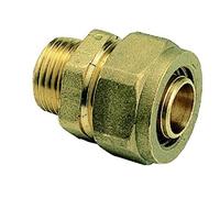 Boutté 3154187 PRM1215 Union laiton mâle 15 x 21 pour tube polyéthylène réticulé ø 12