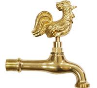 Boutté 402Q Robinet de Jardin élégant avec Motif Animal en Laiton Fontaine Manette Coq | Entrée 15x21, Or