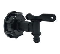 Adaptateur plastique cuve 1000L Ø60 robinet plastique rapid