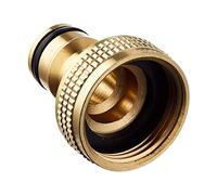 Boutté ADF20 - Nez de robinet automatique laiton femelle 20x27 - Raccord rapide d’arrosage - Filetage standard - Haute résistance