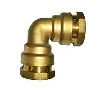 Boutté - Coude égal laiton pour tuyau polyéthylène Ø20 - Raccord d’irrigation étanche