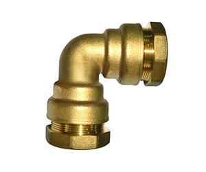Boutté - Coude égal laiton pour tuyau polyéthylène Ø20 - Raccord d’irrigation étanche