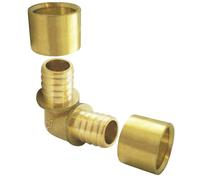 Raccord PER à glissement - Coude égal - Diamètre 20 mm BOUTTÉ