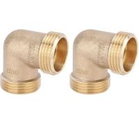 BOUTTE Coude laiton mâle 26x34 (Lot de 2)
