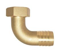 BOUTTE - Embout femelle coude écrou 6 pans (Ø30, F.33X42)