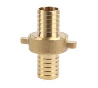 Boutté - Jonction cannelée laiton Ø12 modèle 1221A Or - Raccord d’arrosage robuste