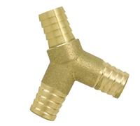 Boutté - Jonction Y laiton cannelée tuyau Ø25 - Répartition double du débit d’eau