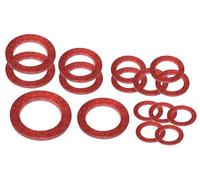 Boutté Kit JCFX19 Assortiment 19 joints en fibre Rouge