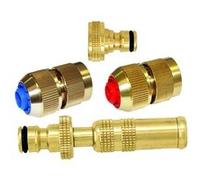 Boutté Kit d'arrosage 0802890 2-KIT_RAPIDE15 - Complet, laiton, lance automatique, Ø 15