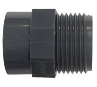 Boutté - Mamelon PVC réduit mâle 26x34 femelle 20x27 - Raccord plomberie plastique