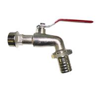 Boutté R15BJ Robinet de jardin laiton 1/4 tour 15x21 Nez tuyau ø15