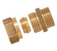 Boutté 3117250 Raccord bicône laiton mâle 15x21 Tube Ø16