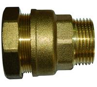 Boutté Raccord laiton mâle 20x27 pour tuyau polyéthylène Ø25 étanche