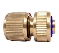 Boutté - Raccord automatique 3 billes Ø15 mm - Raccord rapide d’arrosage - Compatible tuyau 1/2" - Laiton/ABS haute résistance