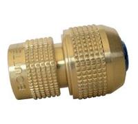 Boutté RA15 d'arrosage Raccord Automatique 6 Billes pour Tuyau Ø15, Or