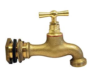 Boutté TCR15B Kit traversee de cuve Laiton Robinet puisage Nez 20x27, Or