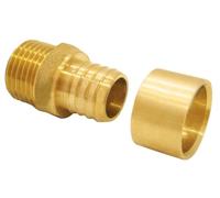 Raccord PER à glissement - Union mâle - Diamètre 16mm - Filetage 15x21 BOUTTÉ