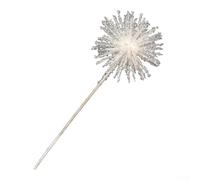 Boutures d'étoiles en trois dimensions pour décorations de Noël, y compris les arbres, les couronnes et les arrangements floraux (blanc)