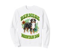 Bouvier Bernois - Aquarelle Florale bohémienne - pour Amoureux des Chiens Sweatshirt