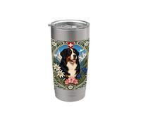 Bouvier bernois Art nouveau berner maman papa Gobelet isotherme en acier inoxydable double paroi