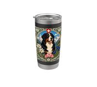 Bouvier bernois Art nouveau berner maman papa Gobelet isotherme en acier inoxydable double paroi