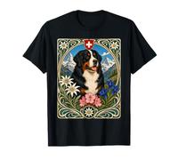 Bouvier Bernois Art Nouveau Berner Maman Papa T-Shirt