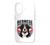 Bouvier Bernois avec Drapeau Suisse - Vintage Berner Coque pour iPhone 17