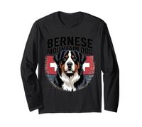 Bouvier Bernois avec drapeau suisse - Vintage Berner Manche Longue