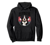 Bouvier Bernois avec drapeau suisse - Vintage Berner Sweat à Capuche
