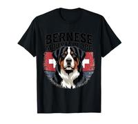 Bouvier Bernois avec drapeau suisse - Vintage Berner T-Shirt