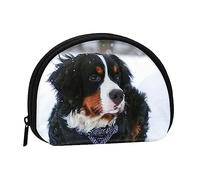 Bouvier Bernois Chute de Neige, Portefeuille Coque Sac de Maquillage Femmes Sac de Rangement Petit Porte-Monnaie Coquille Pochette de Changement