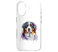 Bouvier Bernois coloré Pop Art Tie Dye Tricolore Coque pour iPhone 17