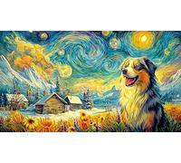 Bouvier Bernois dans Un Paysage enneigé Puzzle 1000 pièces pour Adultes et Enfants - Papier recy Fi éduchatiF Cadeau 38x52/1000pcs