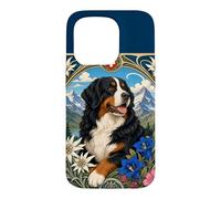 Bouvier Bernois Vintage Berner dans Les Alpes Coque pour iPhone 15 Pro