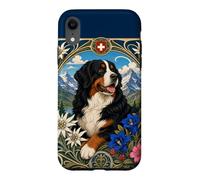 Bouvier Bernois Vintage Berner dans Les Alpes Coque pour iPhone XR