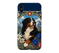 Bouvier Bernois Vintage Berner dans Les Alpes Coque pour iPhone XS Max