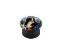 Bouvier Bernois Vintage Berner dans Les Alpes PopSockets PopGrip Adhésif