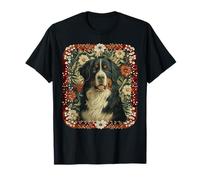 Bouvier Bernois Vintage Suisse Floral T-Shirt