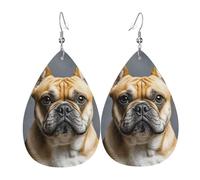 Bouvier Français Boucles D’Oreilles En Cuir Décontractées Boucles D'Oreilles Pendantes En Forme Tendancees Boucle D'Oreille Pour Quotidien Anniversaires Mariage