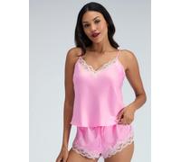 Boux Avenue Boux Avenue Pink Cami Shorts Amelia Satin Set
