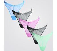 Boux Avenue Lot de 5 strings Boux Avenue Fran en dentelle haute